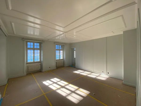 Umbau Pfarrhaus 2022 (Foto: Corina Beetschen) Umbau Pfarrhaus 2022 (Foto: Corina Beetschen)